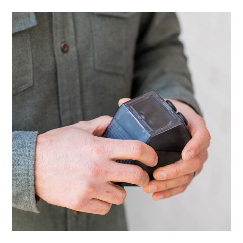 FusionBeat 3-in-1 Ohrhörer, Lautsprecher und Powerbank rABS, 5000 mAh Schwarz | ohne Werbeanbringung | Nicht verfügbar | Nicht verfügbar | Nicht verfügbar