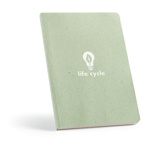 Dostoevsky A5 Notizbuch aus Zitronengras. 196 Seiten aus 80gsm recy.Papier Hellgrün | ohne Werbeanbringung | Nicht verfügbar | Nicht verfügbar | Nicht verfügbar