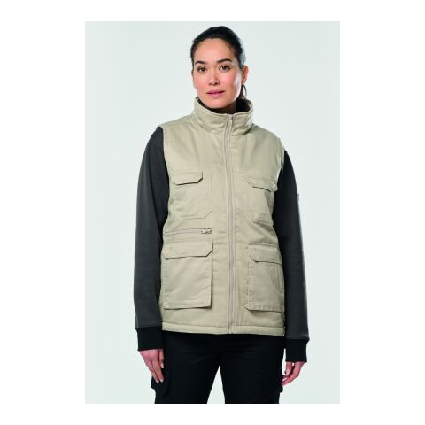 Gefütterte Unisex-Weste aus Baumwoll-Polyester-Mischgewebe, 430 g/m² schwarz | M | Nicht verfügbar | Nicht verfügbar | Nicht verfügbar