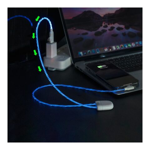 Xoopar GRS lighting ICE-C cable Blau / Weiss | ohne Werbeanbringung | Nicht verfügbar | Nicht verfügbar | Nicht verfügbar