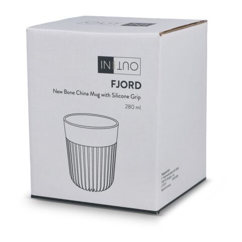 InSideOut Premium Becher Fjord 280 ml Schwarz | Gravur | rundum | 275 mm x 23 mm