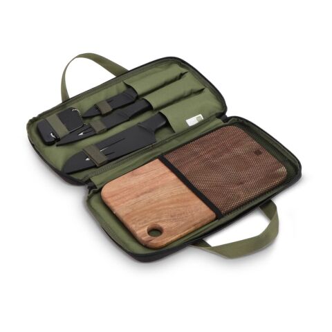 InSideOut 6-teiliges Messerset Chef on the Go  Dunkelgrün | ohne Werbeanbringung | Nicht verfügbar | Nicht verfügbar