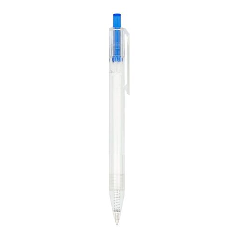 R-PET-Kugelschreiber Blau Weiss-Blau Weiss | 1-farbiger Tampondruck | 270° vom Clip | 50 mm x 7 mm | Nicht verfügbar