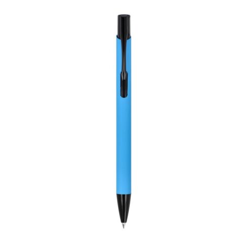 Alicante Soft Touch R-AL schwarze Tinte Hellblau-Schwarz | Gravur | in Verlängerung vom Clip | 50 mm x 8 mm | Nicht verfügbar