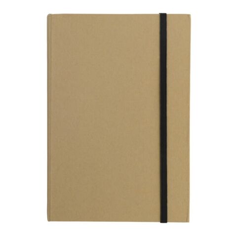 Karton Notizbuch A5 Braun | 1-farbiger Siebdruck | Rückseite | 100 mm x 140 mm | Nicht verfügbar