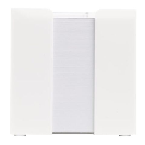 Notizzettel 10x10x10cm FSC in Würfelbox mit Stifteköcher Weiss | ohne Werbeanbringung | Nicht verfügbar | Nicht verfügbar | Nicht verfügbar