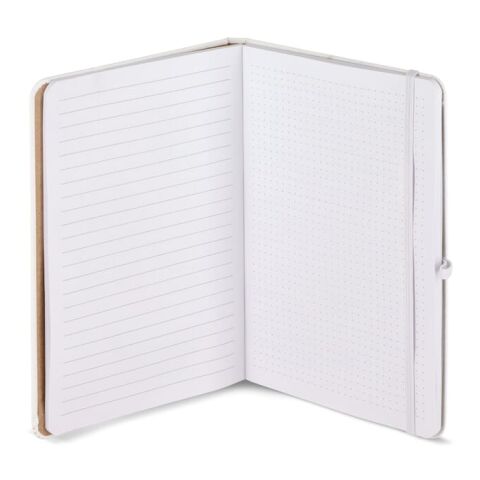 Notizbuch Olmo Hardcover PU A5 mit Haftnotizen Weiss | ohne Werbeanbringung | Nicht verfügbar | Nicht verfügbar
