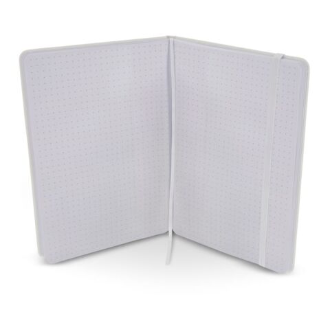 Notizbuch A5 PU mit FSC Rasterpunktseiten Weiss