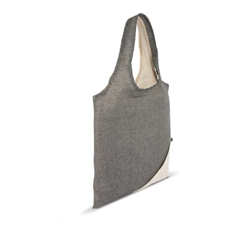 Einkaufstasche Recycelte Baumwolle OEKO-TEX® 140g/m² 38x42cm schiefergrau