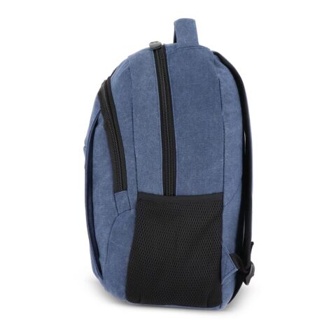 Rucksack Harper aus recyceltem Baumwoll-Canvas  Dunkelblau | ohne Werbeanbringung | Nicht verfügbar | Nicht verfügbar | Nicht verfügbar