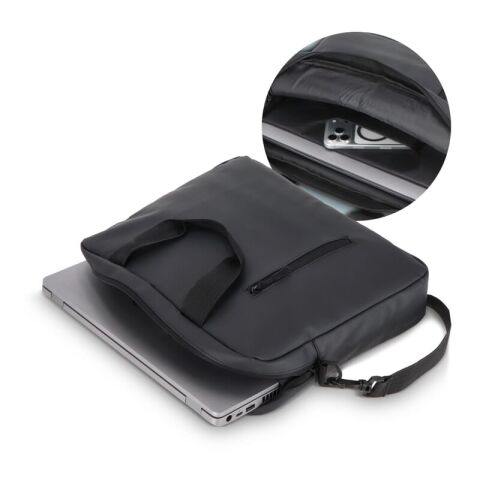 PU SoMa Laptop-Tasche 28 x 38 x 5 cm Schwarz