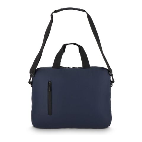 PU SoMa Laptop-Tasche 28 x 38 x 5 cm blau/schwarz | ohne Werbeanbringung | Nicht verfügbar | Nicht verfügbar