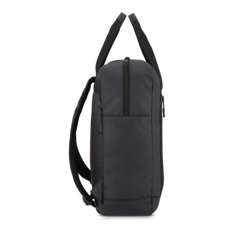 PU-beschichteter R-PET 600D Rucksack 27,5 x 12 x 37,5 cm 12 l Schwarz | ohne Werbeanbringung | Nicht verfügbar | Nicht verfügbar