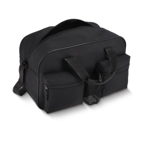 R-PET 600D Sport- und Reisetasche 46 x 21 x 27,5 cm 25 l Schwarz | ohne Werbeanbringung | Nicht verfügbar | Nicht verfügbar