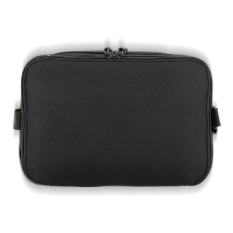 R-PET 600D Kühlbeutel mit zwei Fächern 30 x 20 x 25 cm 15 l Schwarz