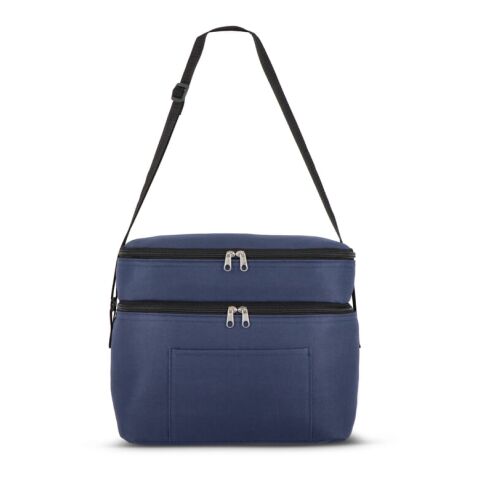 R-PET 600D Doppelfach-Kühltasche 30 x 20 x 25cm 12L Dunkelblau