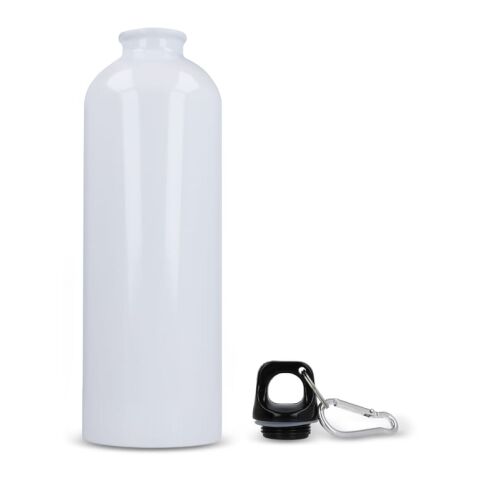 R-Edelstahl einwandige Flasche mit Karabiner 750ml Weiss | ohne Werbeanbringung | Nicht verfügbar | Nicht verfügbar