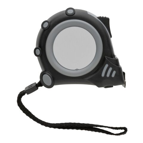 Grip 5m/19mm Maßband aus RCS recyceltem Kunststoff grau-schwarz | ohne Werbeanbringung | Nicht verfügbar | Nicht verfügbar