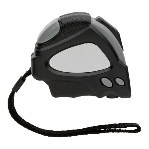 Auto-Stop-Maßband aus recyceltem Kunststoff, 3m/16mm schwarz | ohne Werbeanbringung | Nicht verfügbar | Nicht verfügbar