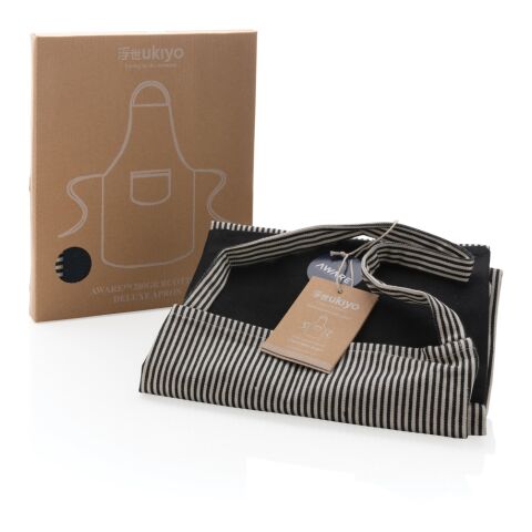 Ukiyo Aware™ 280gr rCotton Deluxe Schürze schwarz | ohne Werbeanbringung | Nicht verfügbar | Nicht verfügbar | Nicht verfügbar