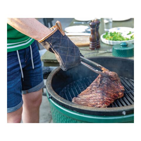 Deluxe Canvas Ofenhandschuh schwarz | ohne Werbeanbringung | Nicht verfügbar | Nicht verfügbar