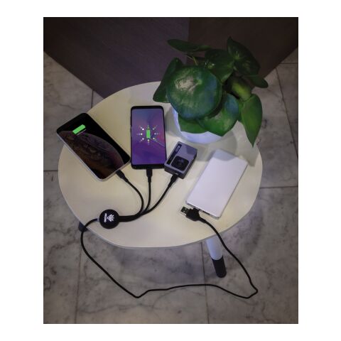 Light-Up Logo 6-in-1 Kabel schwarz | ohne Werbeanbringung | Nicht verfügbar | Nicht verfügbar