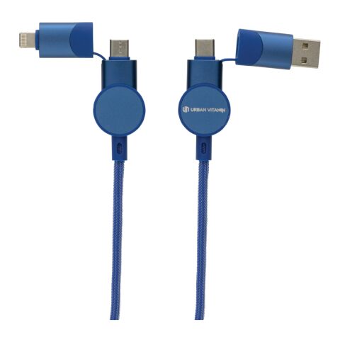 Oakland RCS rKunststoff 1,2m 6-in-1 Fast-Charging 45W Kabel blau | ohne Werbeanbringung | Nicht verfügbar | Nicht verfügbar