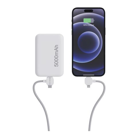 Urban Vitamin Stockton 65W magnet. Kabel RCS recyc. TPE/PET weiß | ohne Werbeanbringung | Nicht verfügbar | Nicht verfügbar