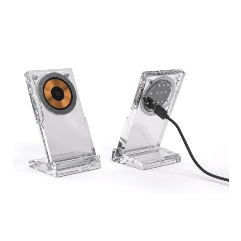Magcharge 15W magnetischer Wireless-Charging-Stand transparent | ohne Werbeanbringung | Nicht verfügbar | Nicht verfügbar