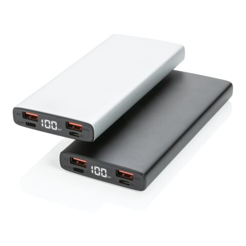 18W PD Powerbank mit 10.000 mAh aus Aluminium silber | ohne Werbeanbringung | Nicht verfügbar | Nicht verfügbar