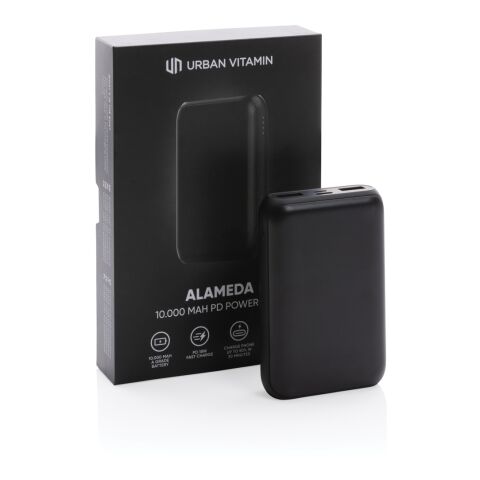 Urban Vitamin Alameda 10.000mAh 18W PD Powerbank schwarz | ohne Werbeanbringung | Nicht verfügbar | Nicht verfügbar