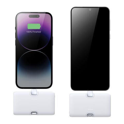 Urban Vitamin Los Angeles 20W Powerbank aus RCS rec. Plastik weiß | ohne Werbeanbringung | Nicht verfügbar | Nicht verfügbar