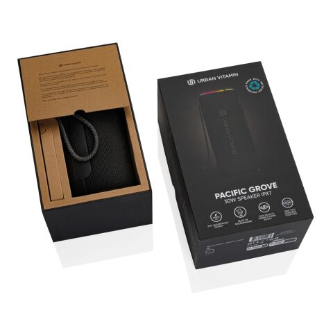 Urban Vitamin Pacific Grove 30W IPX7 Speaker aus RCS Plastik schwarz | ohne Werbeanbringung | Nicht verfügbar | Nicht verfügbar