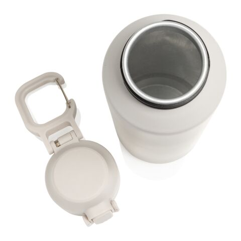 Via RCS Re-Steel Sportflasche mit Verschluss, 600ml beige | ohne Werbeanbringung | Nicht verfügbar | Nicht verfügbar