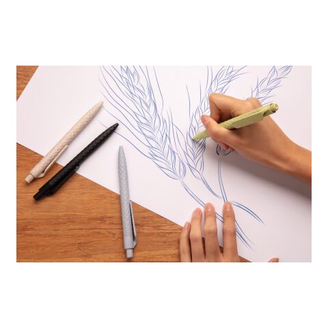 Weizenstroh Stift blau | ohne Werbeanbringung | Nicht verfügbar | Nicht verfügbar