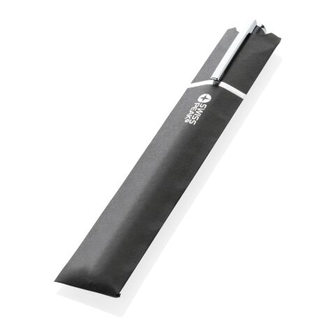 Swiss Peak Cedar Stift aus RCS recyceltem Aluminium schwarz | ohne Werbeanbringung | Nicht verfügbar | Nicht verfügbar