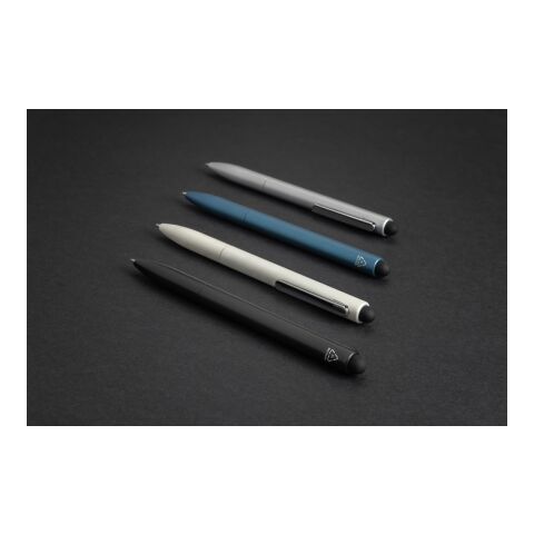Kymi Stift mit Stylus aus RCS recyceltem Aluminum Königsblau | ohne Werbeanbringung | Nicht verfügbar | Nicht verfügbar
