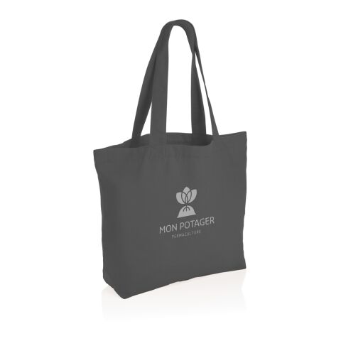 Impact Aware™ 240g/m² rcCanvas Shopper + Tasche, ungefärbt grau | ohne Werbeanbringung | Nicht verfügbar | Nicht verfügbar | Nicht verfügbar