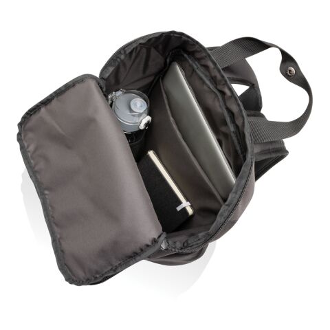Sienna AWARE™ RPET 14&quot; Everyday Laptop-Rucksack schwarz | ohne Werbeanbringung | Nicht verfügbar | Nicht verfügbar | Nicht verfügbar