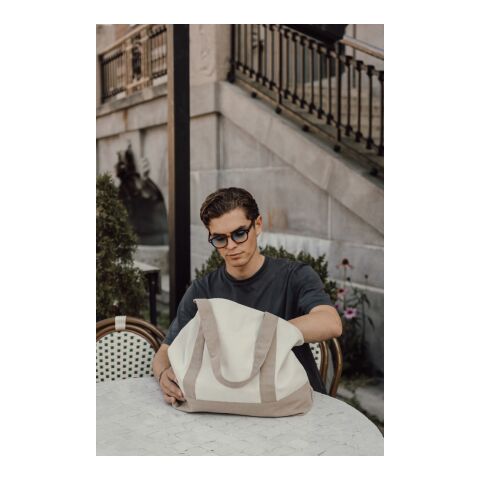 SHOP LOCAL AWARE™ Tasche aus recycelter Baumwolle, 350g/m² weiß