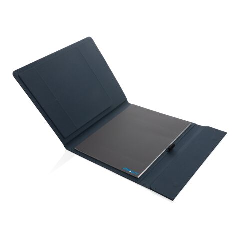 Impact Aware™ A4 Portfolio mit Magnetverschluss marineblau | ohne Werbeanbringung | Nicht verfügbar | Nicht verfügbar