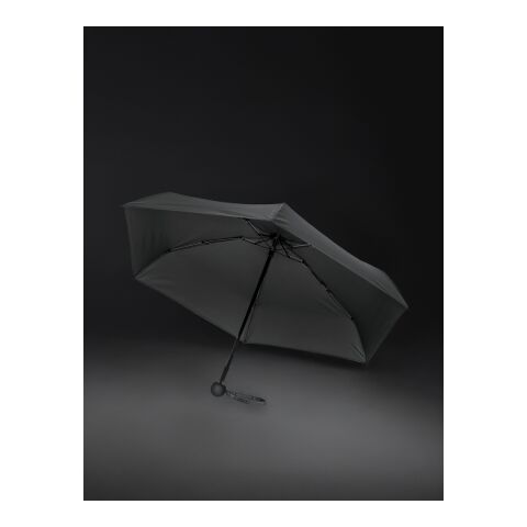 19,5“manueller Super-Mini-Schirm aus Aware™ rPET 190T Pongee schwarz | ohne Werbeanbringung | Nicht verfügbar | Nicht verfügbar