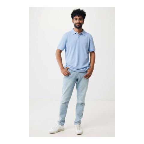 IQONIQ Yosemite Piqué-Poloshirt aus recycelter Baumwolle himmelblau | XXL | ohne Werbeanbringung | Nicht verfügbar | Nicht verfügbar | Nicht verfügbar