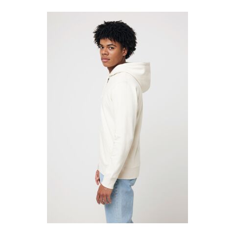 Iqoniq Abisko Zip-Kapuzenpullover aus recycelter Baumwolle naturbelassen roh | L | ohne Werbeanbringung | Nicht verfügbar | Nicht verfügbar | Nicht verfügbar