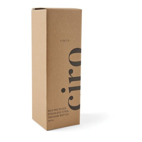 VINGA Ciro RCS recycelte Vakuumflasche 800ml weiß | ohne Werbeanbringung | Nicht verfügbar | Nicht verfügbar