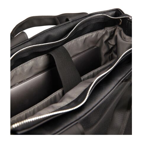 VINGA Bermond Rucksack aus RCS recyceltem PU schwarz | ohne Werbeanbringung | Nicht verfügbar | Nicht verfügbar