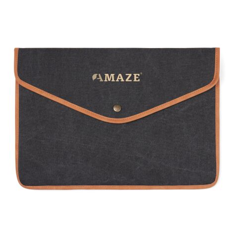 VINGA Bosler 16&quot; Laptop-Tasche aus GRS recyceltem Canvas schwarz | ohne Werbeanbringung | Nicht verfügbar | Nicht verfügbar