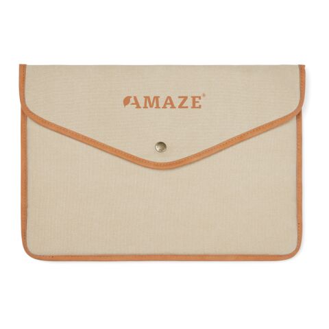 VINGA Bosler 16" Laptop-Tasche aus GRS recyceltem Canvas braun | ohne Werbeanbringung | Nicht verfügbar | Nicht verfügbar