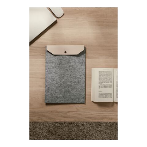 VINGA Albon 14" Laptop-Seeve aus GRS recyceltem Filz grau | ohne Werbeanbringung | Nicht verfügbar | Nicht verfügbar