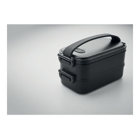Lunchbox recyceltes  PP schwarz | ohne Werbeanbringung | Nicht verfügbar | Nicht verfügbar | Nicht verfügbar
